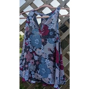 Loft Floral Flowy Tank Top